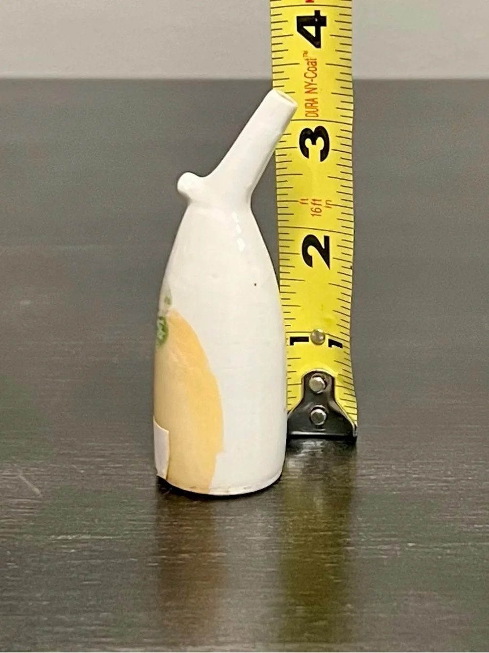 VTG Ceramic Pie Bird Pie Vent Deer Woodland Mountain Scene 3.5” Unmarked Rare